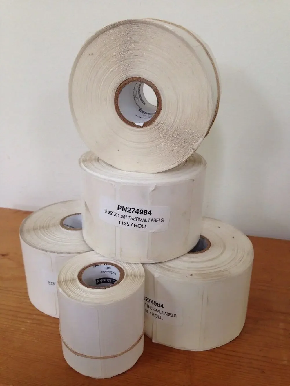 Lot of 5 Rolls 2.25